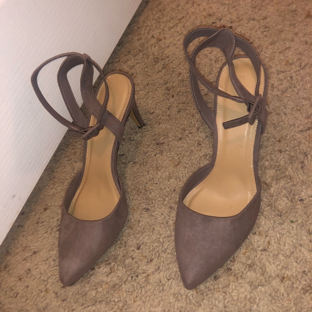 Forever 21 gray heels.